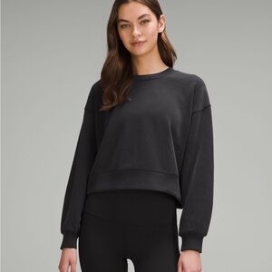 lululemon softstream perfectly oversized cropped crew